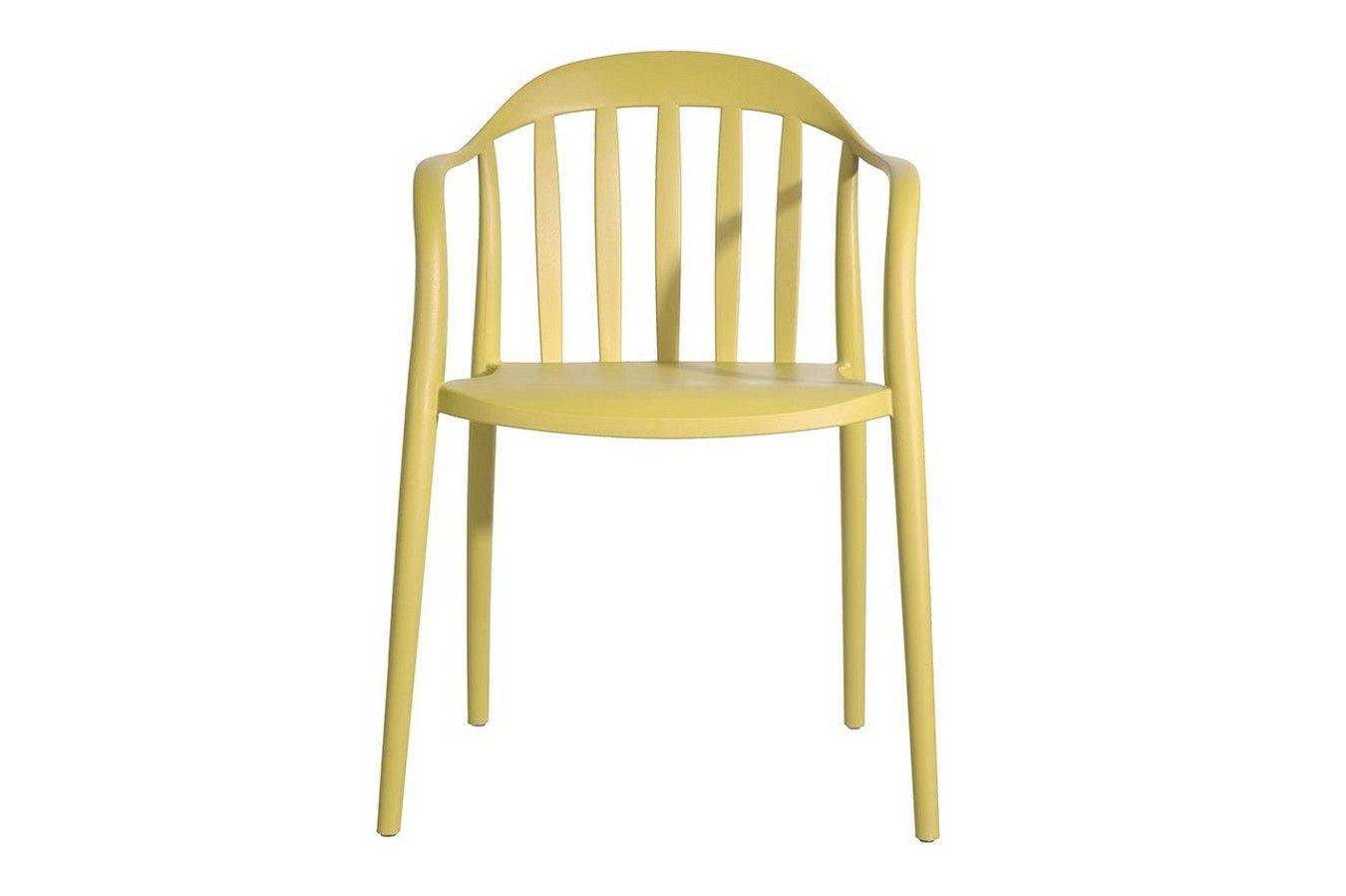 Mustard Plastic Terrace Armchair