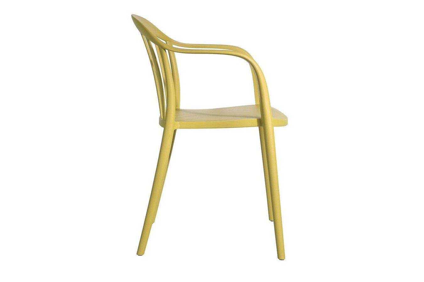 Mustard Plastic Terrace Armchair