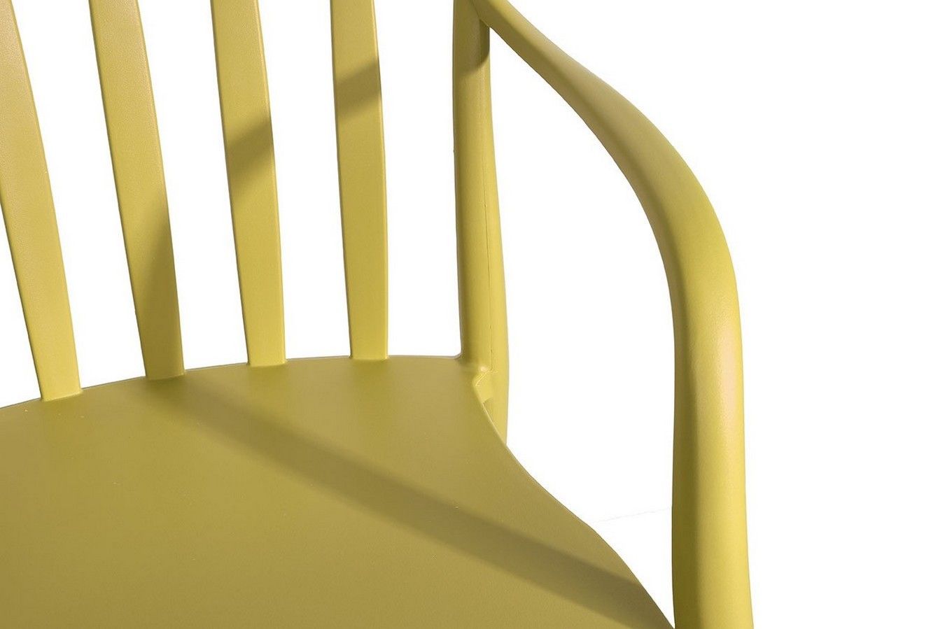 Mustard Plastic Terrace Armchair