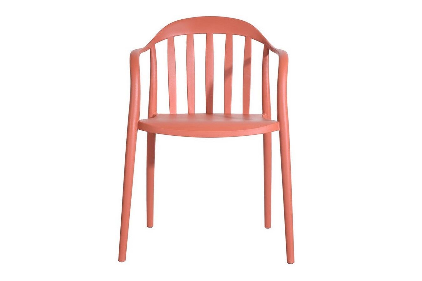 Brownish-Red Plastic Terrace Armchair