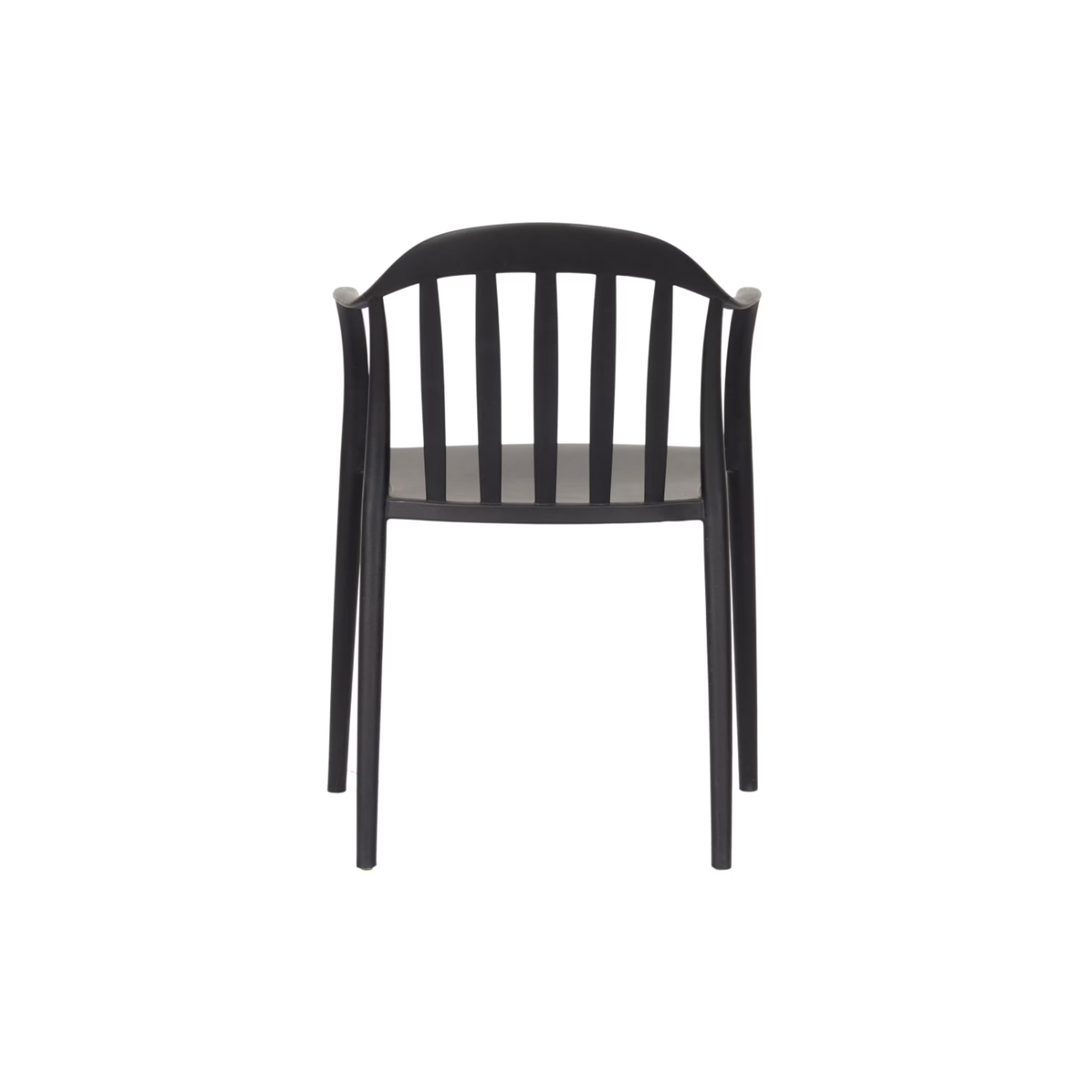 Black Plastic Terrace Armchair