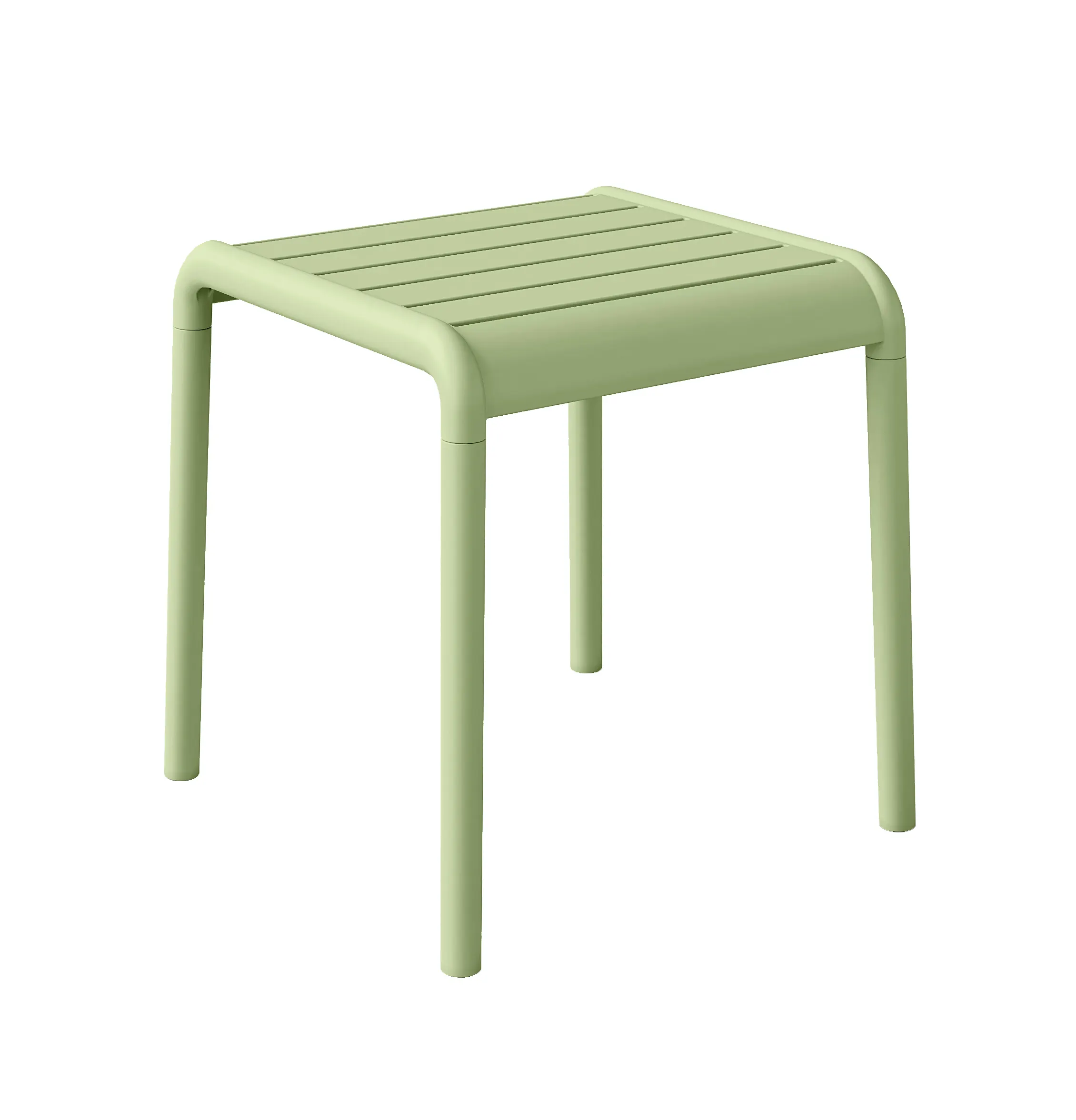Mint Green Plastic Side Coffee Table-PP Chair
