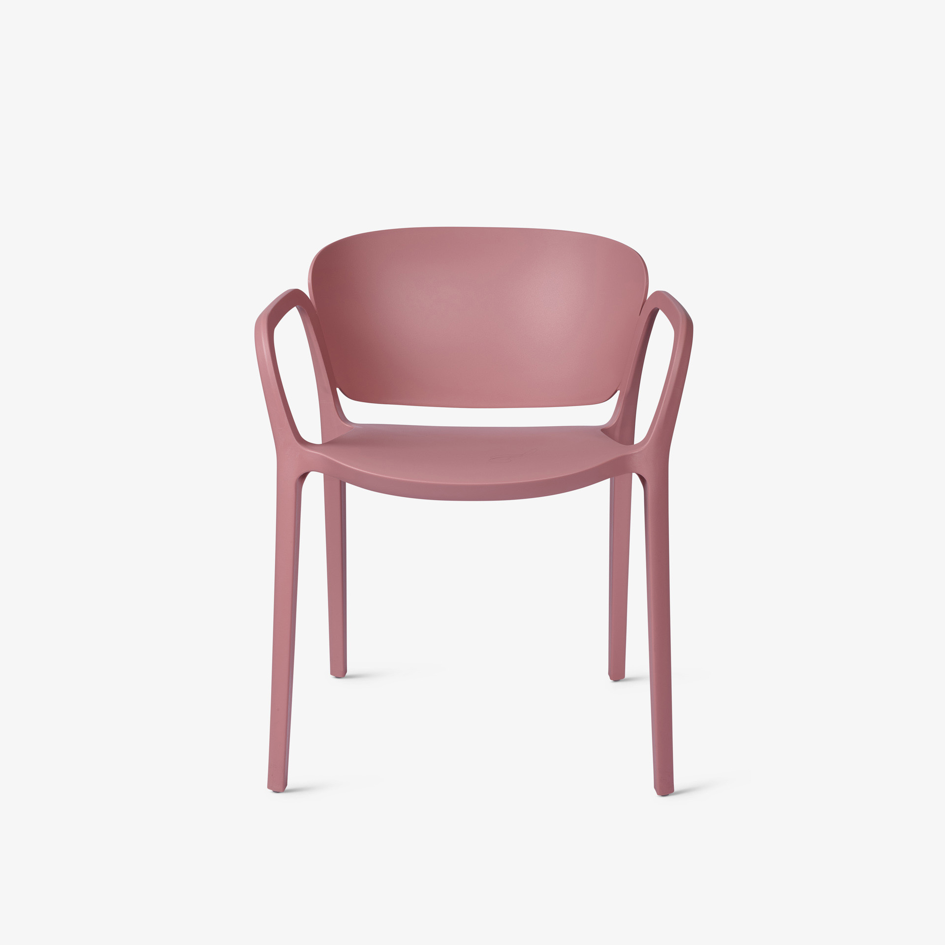 Pink Plastic Garden Armchair