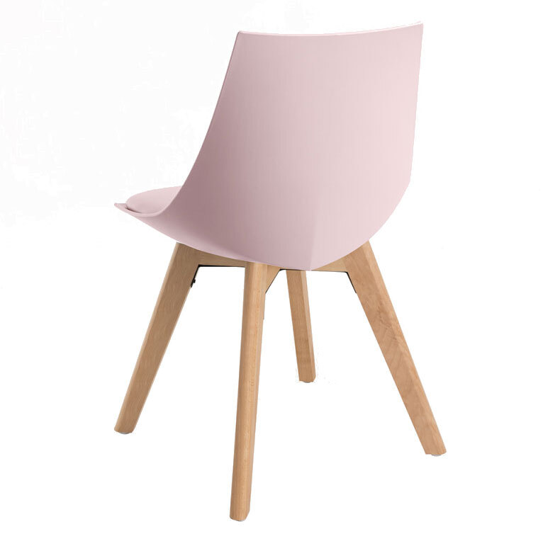 Pink Plastic Dining Chair Made In China-PP Chair