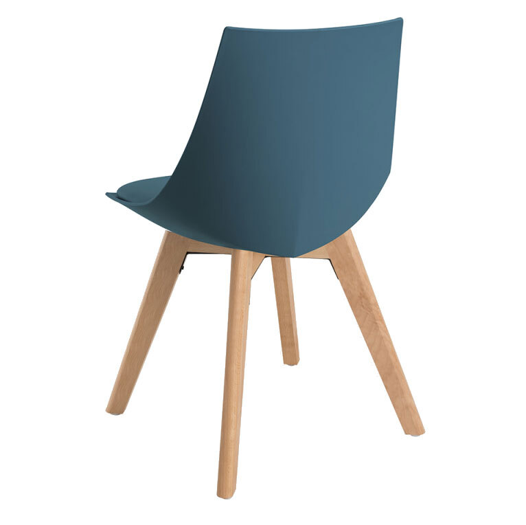 Navy Blue Plastic Dining Chair Made In China-PP Chair