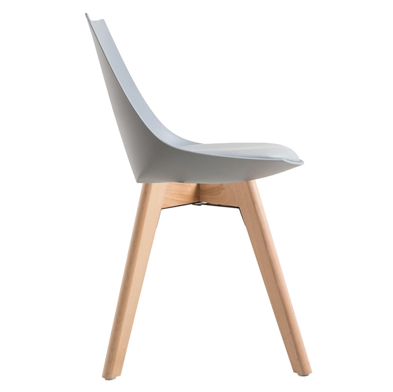 Warm Grey Plastic Dining Chair Made In China-PP Chair