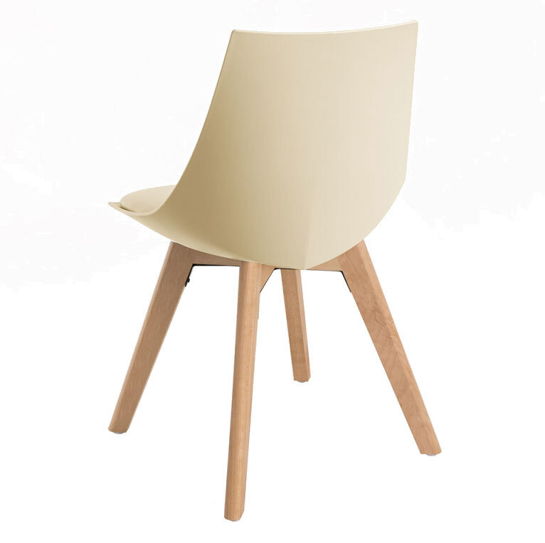 Beige Plastic Dining Chair Made In China-PP Chair