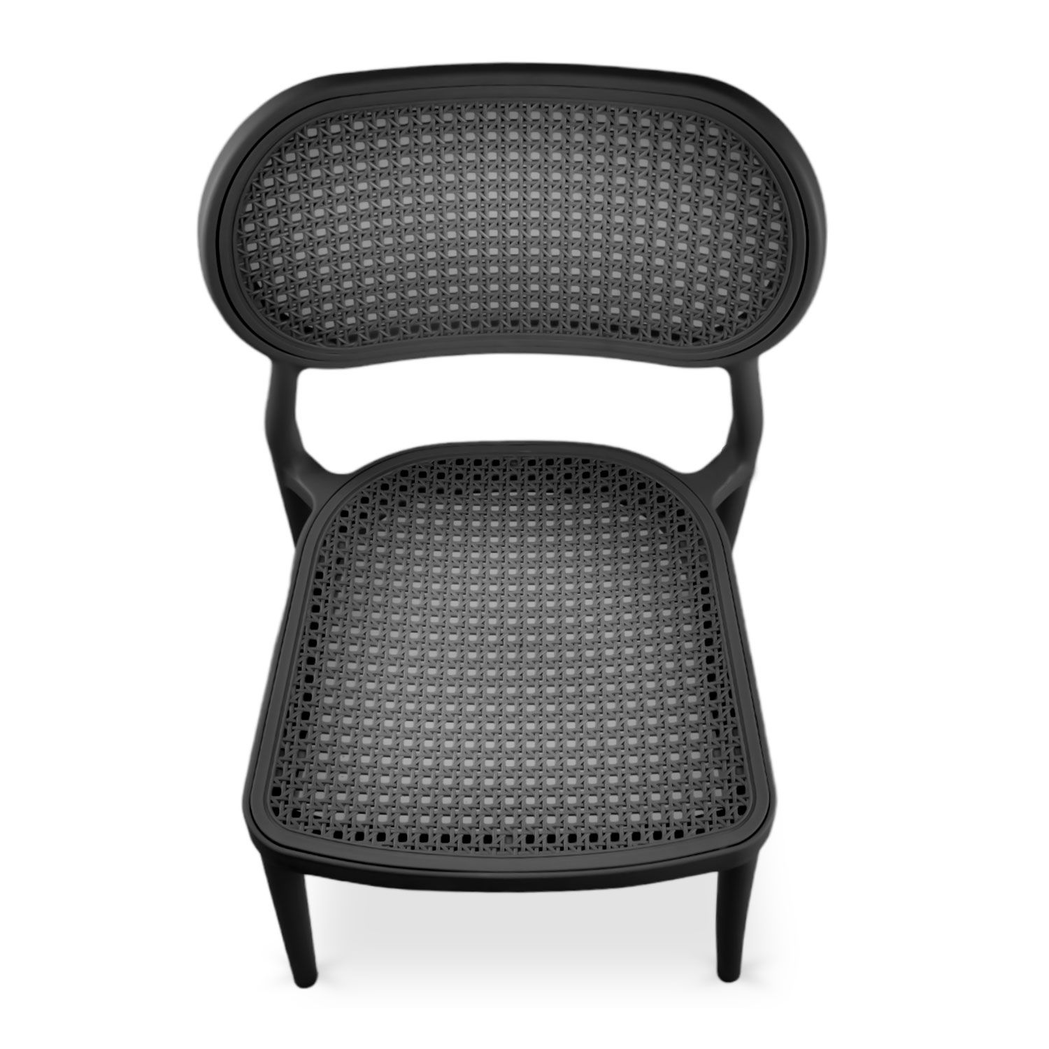 Black Plastic Side Chair-PP Chair