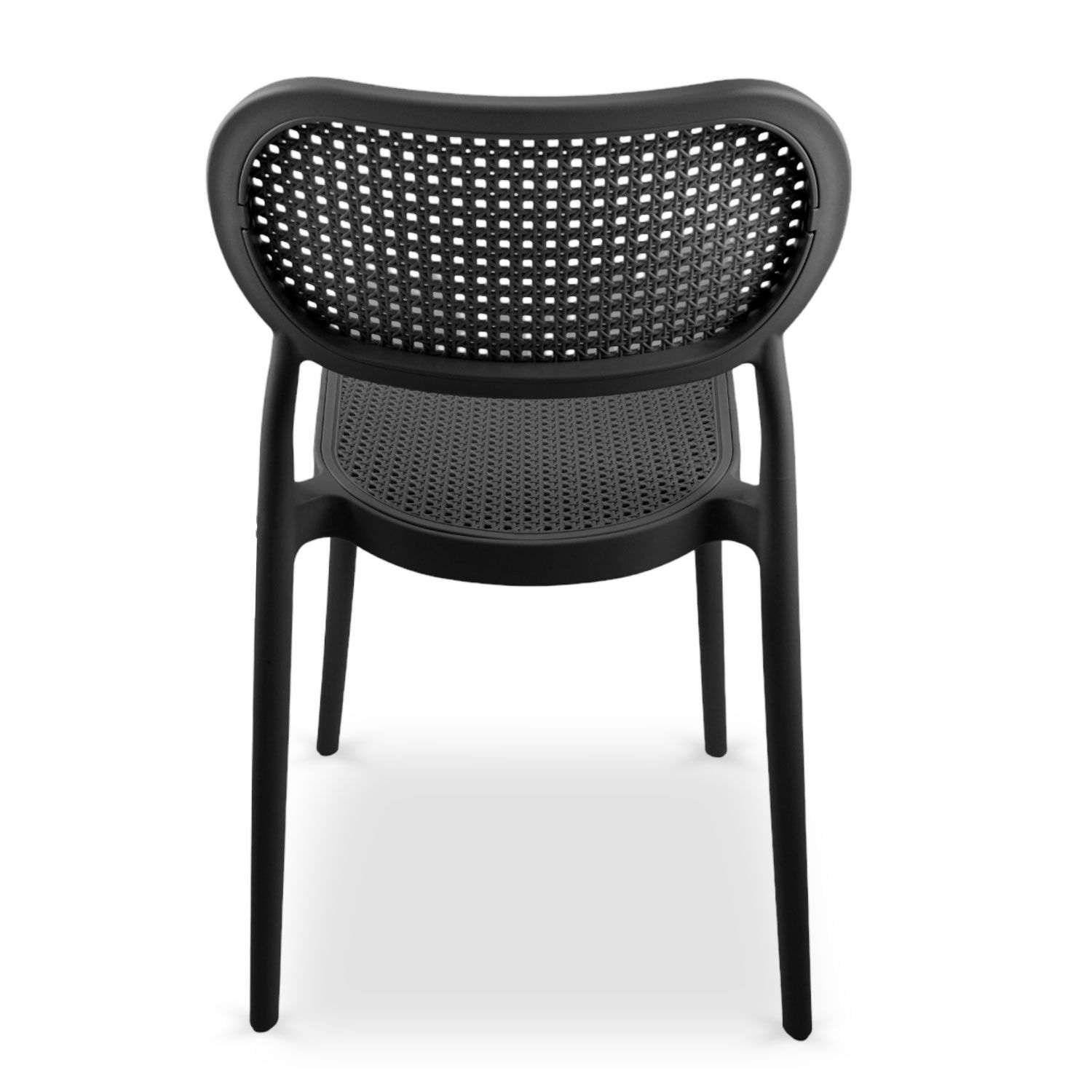 Black Plastic Side Chair-PP Chair