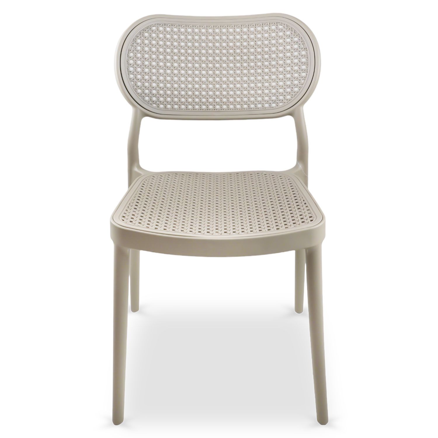 Grey Plastic Side Chair-PP Chair