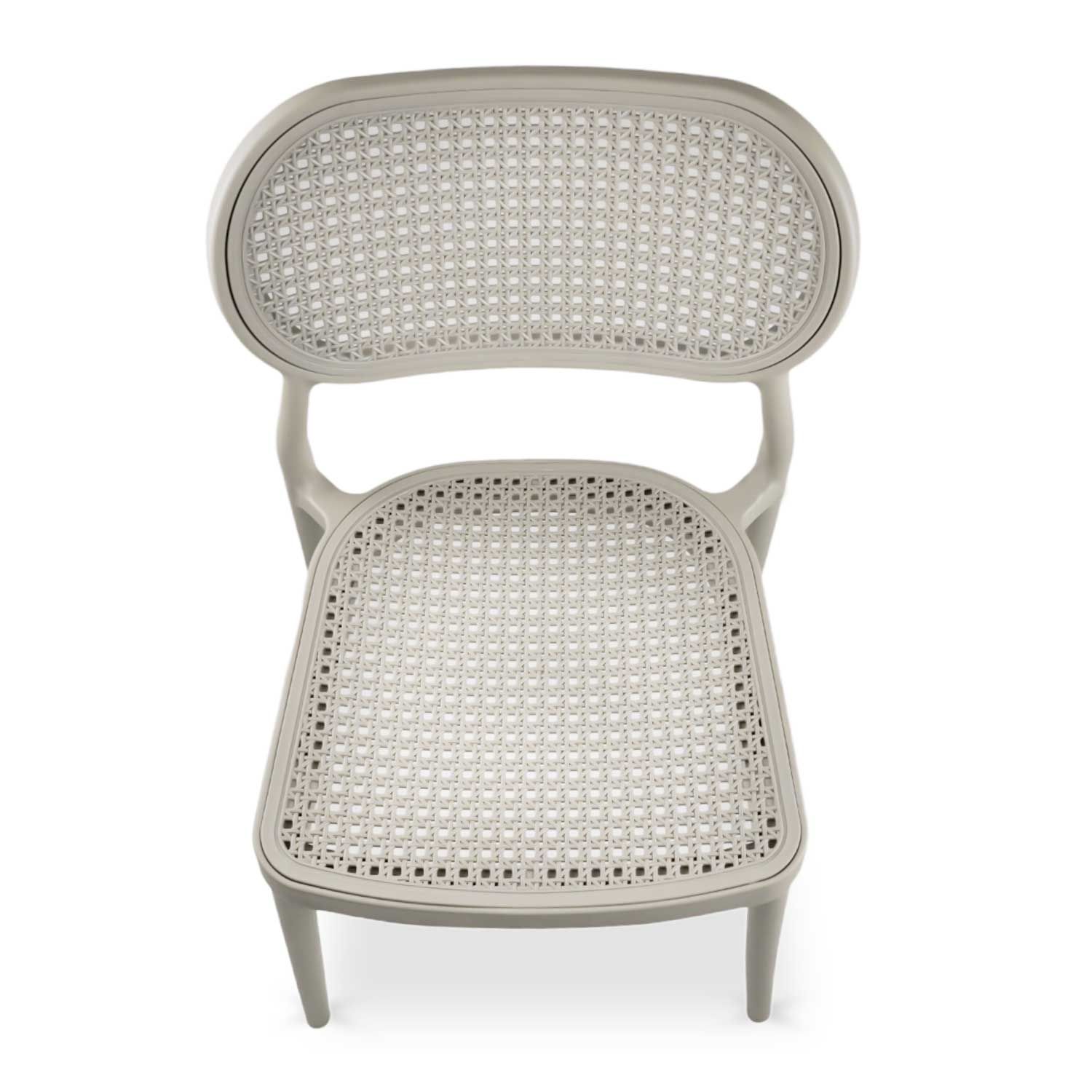 Grey Plastic Side Chair-PP Chair