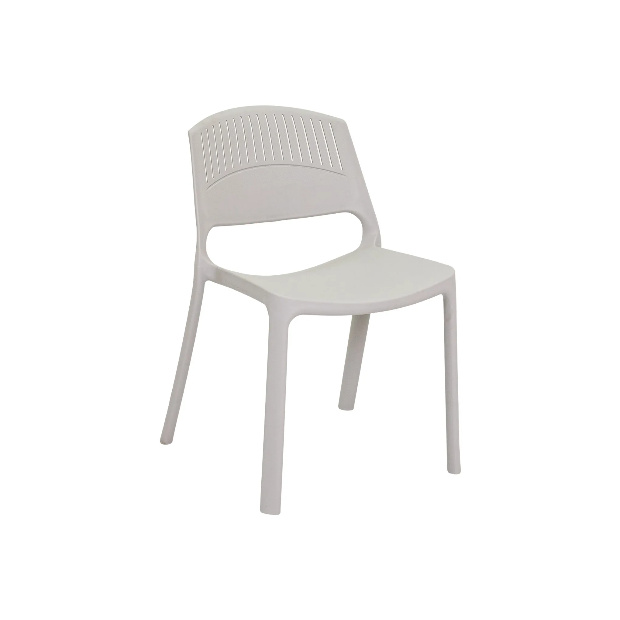 Modern Injection Molded Polypropylene Plastic Chair for Dining & Outdoor Use