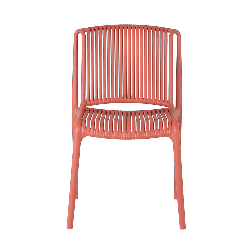 Red Plastic Garden Chair