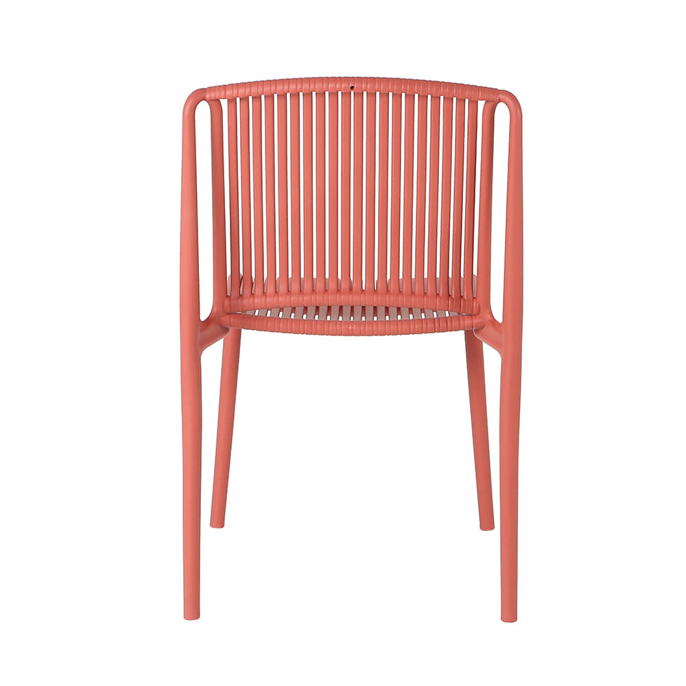 Red Plastic Garden Chair
