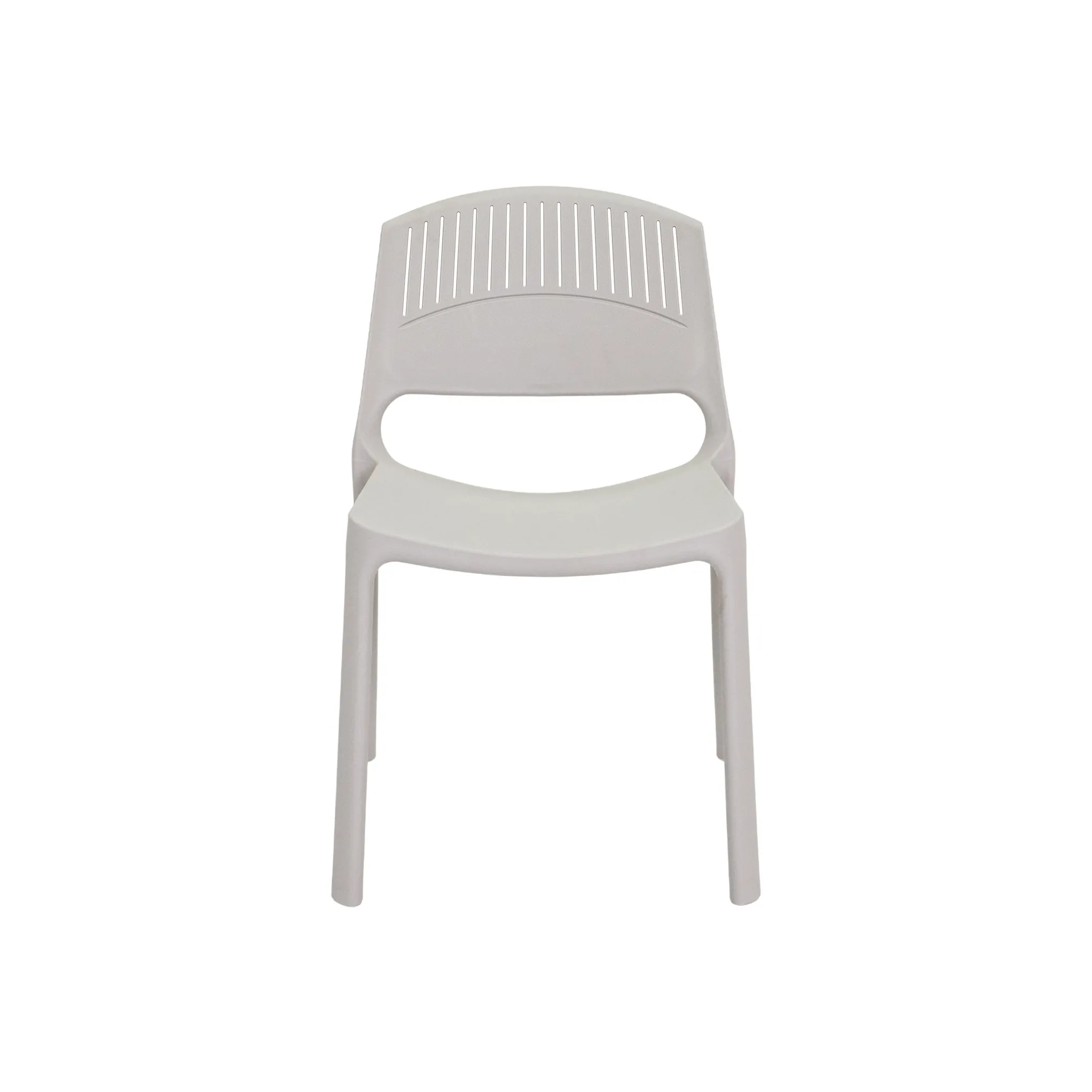 Modern Injection Molded Polypropylene Plastic Chair for Dining & Outdoor Use