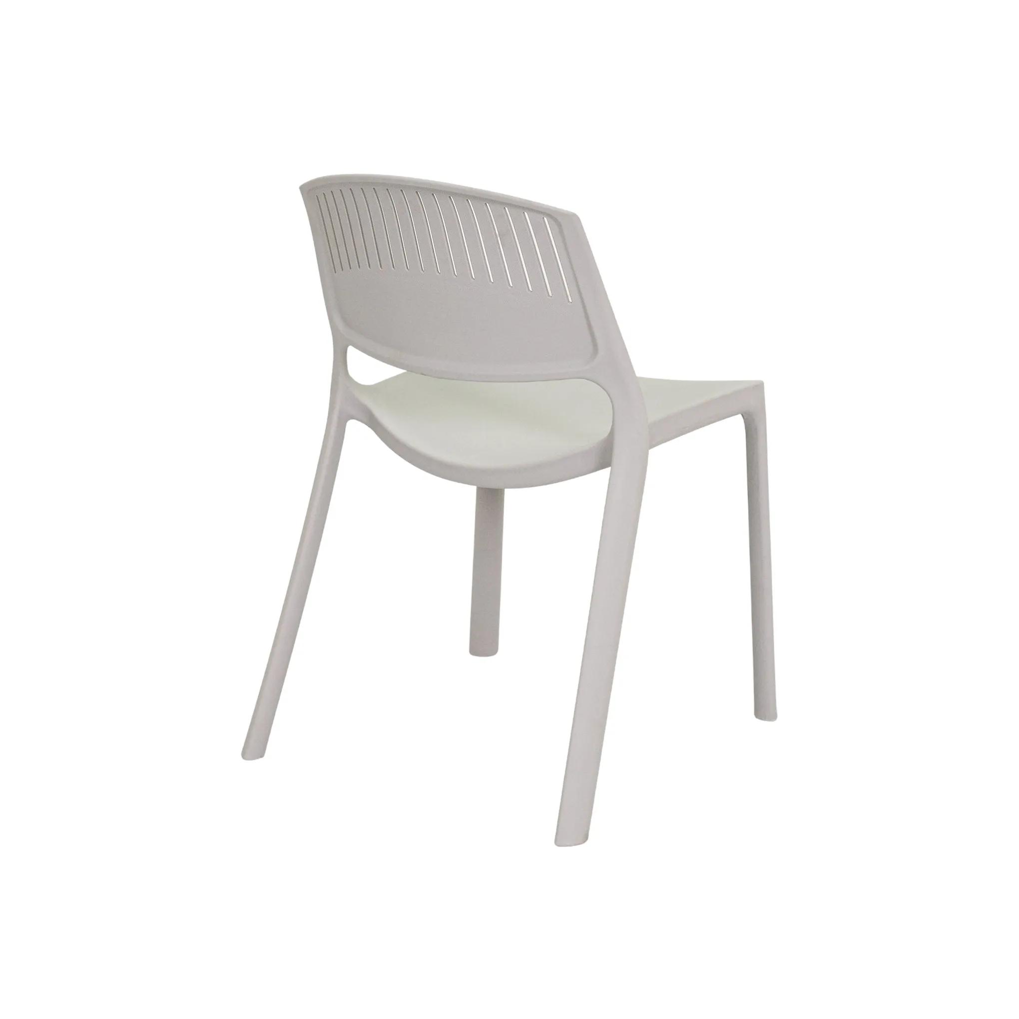 Modern Injection Molded Polypropylene Plastic Chair for Dining & Outdoor Use