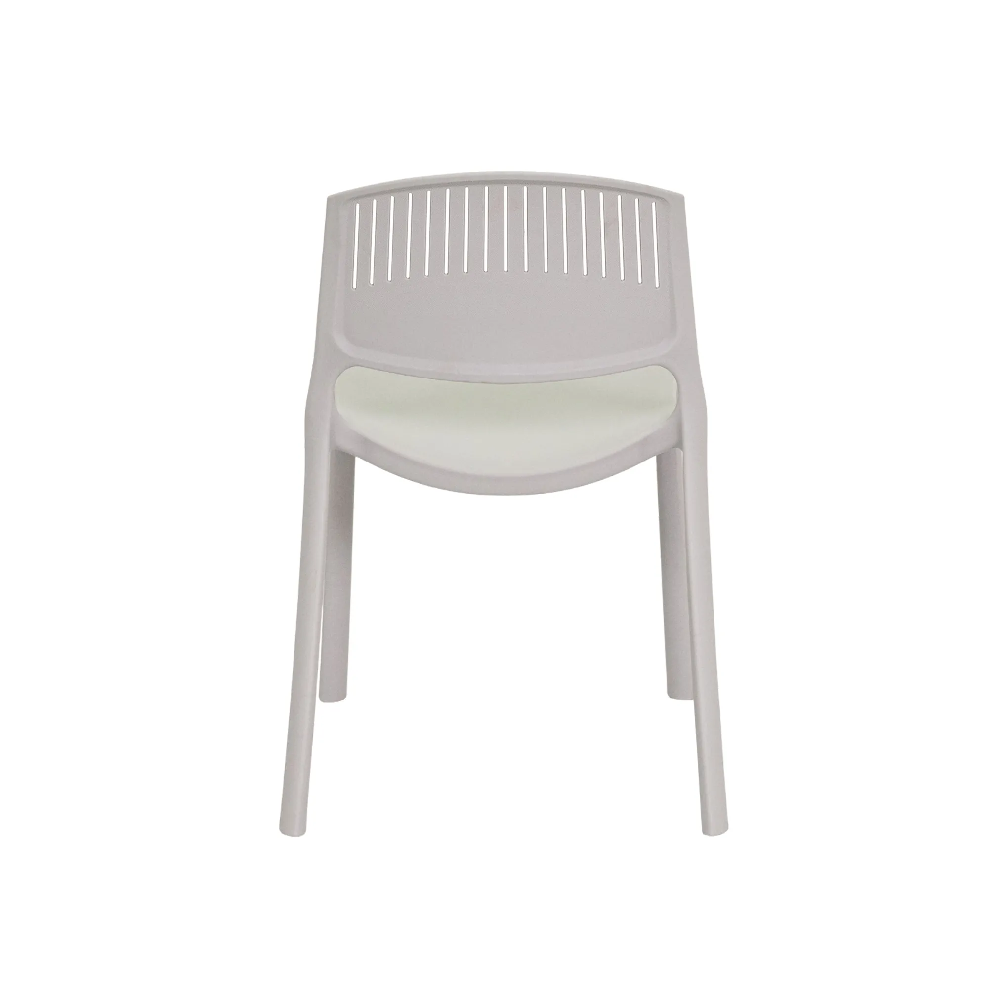 Modern Injection Molded Polypropylene Plastic Chair for Dining & Outdoor Use