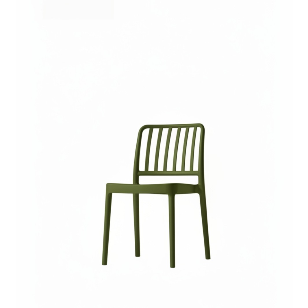 Commercial PP Plastic Chair with Arms | Outdoor & Restaurant Chair