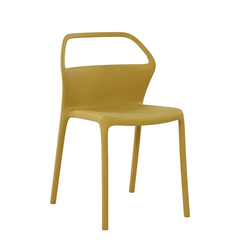 Mustard Stacking Polypropylene Chair