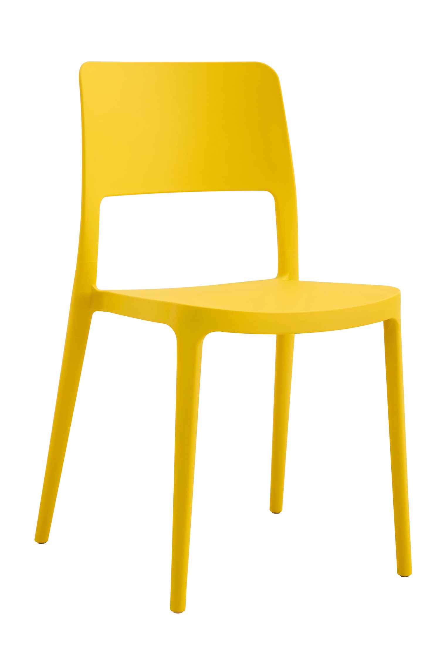 Yellow PP Kitchen Chair
