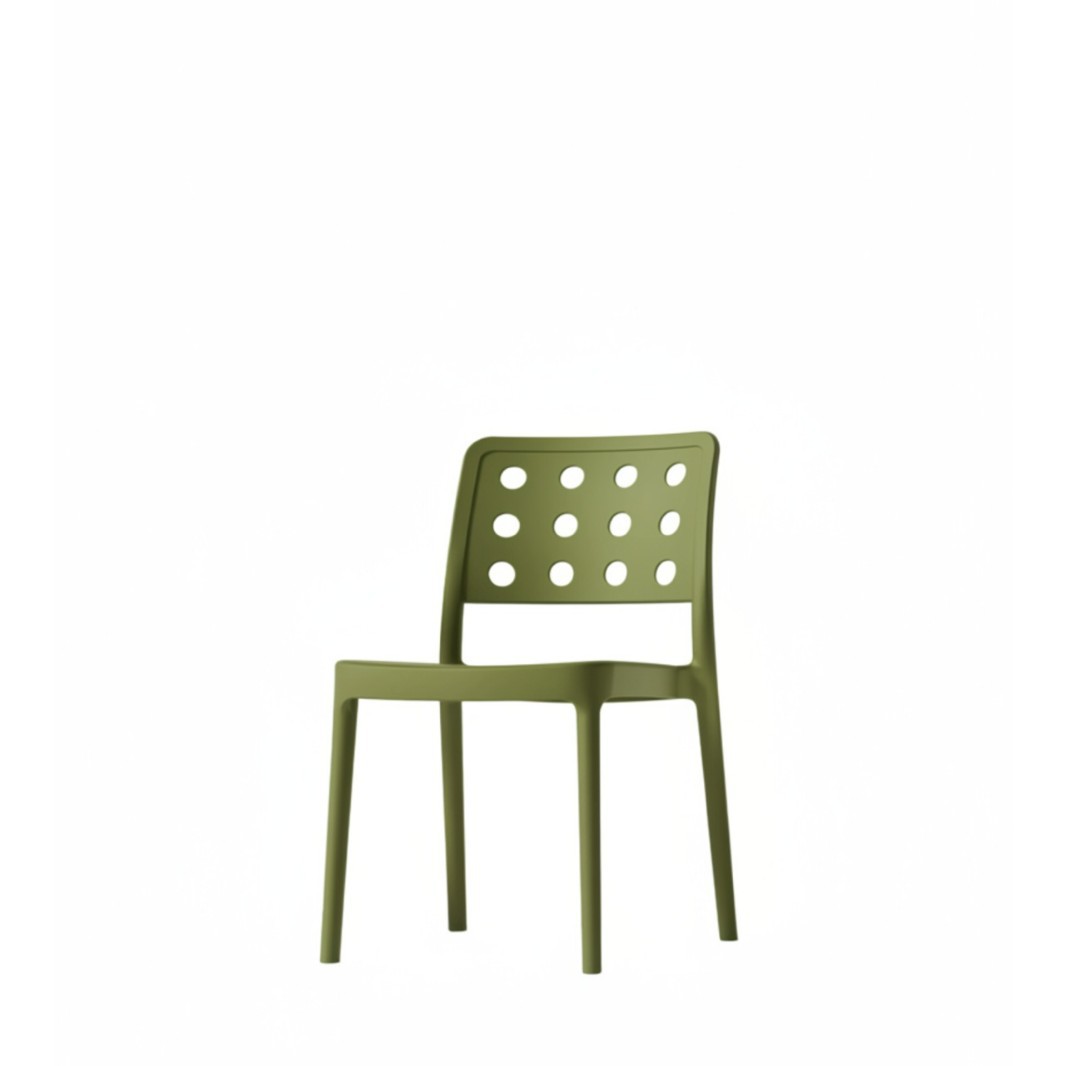 Modern PP Plastic Dining Chair | Commercial Restaurant & Outdoor Chair
