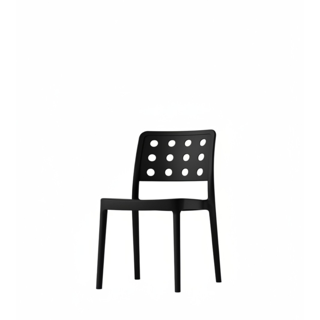 Modern PP Plastic Dining Chair | Commercial Restaurant & Outdoor Chair
