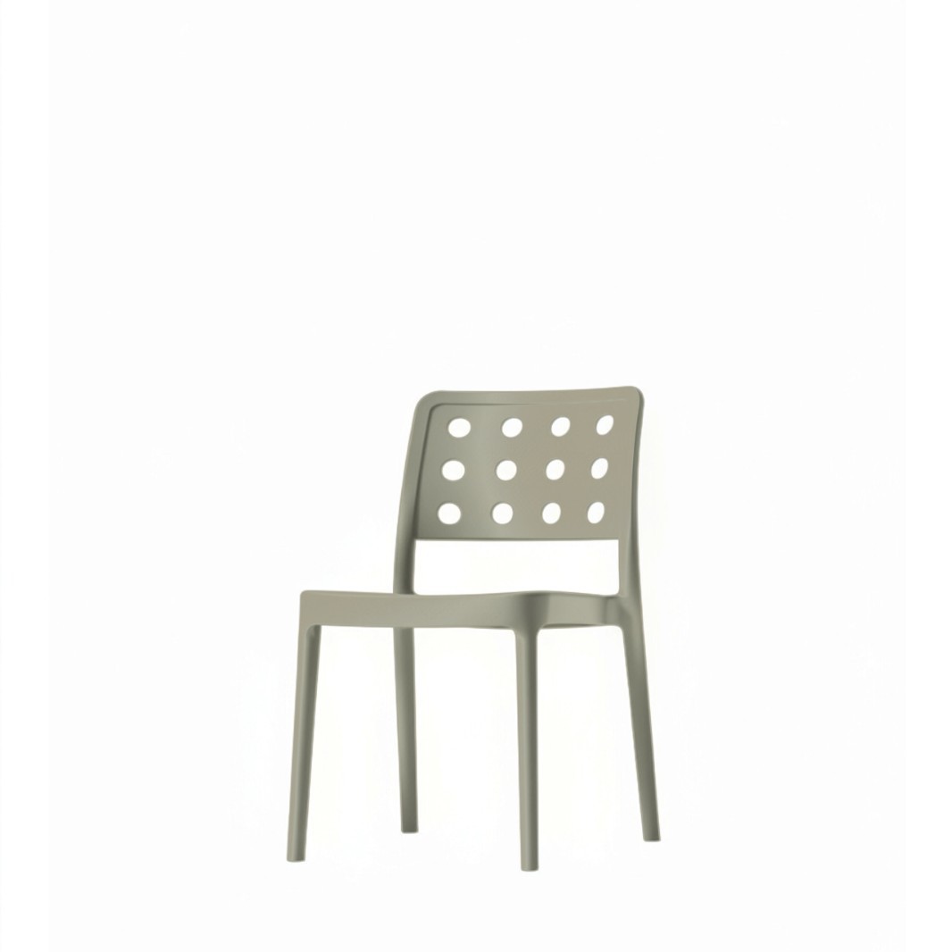 Modern PP Plastic Dining Chair | Commercial Restaurant & Outdoor Chair