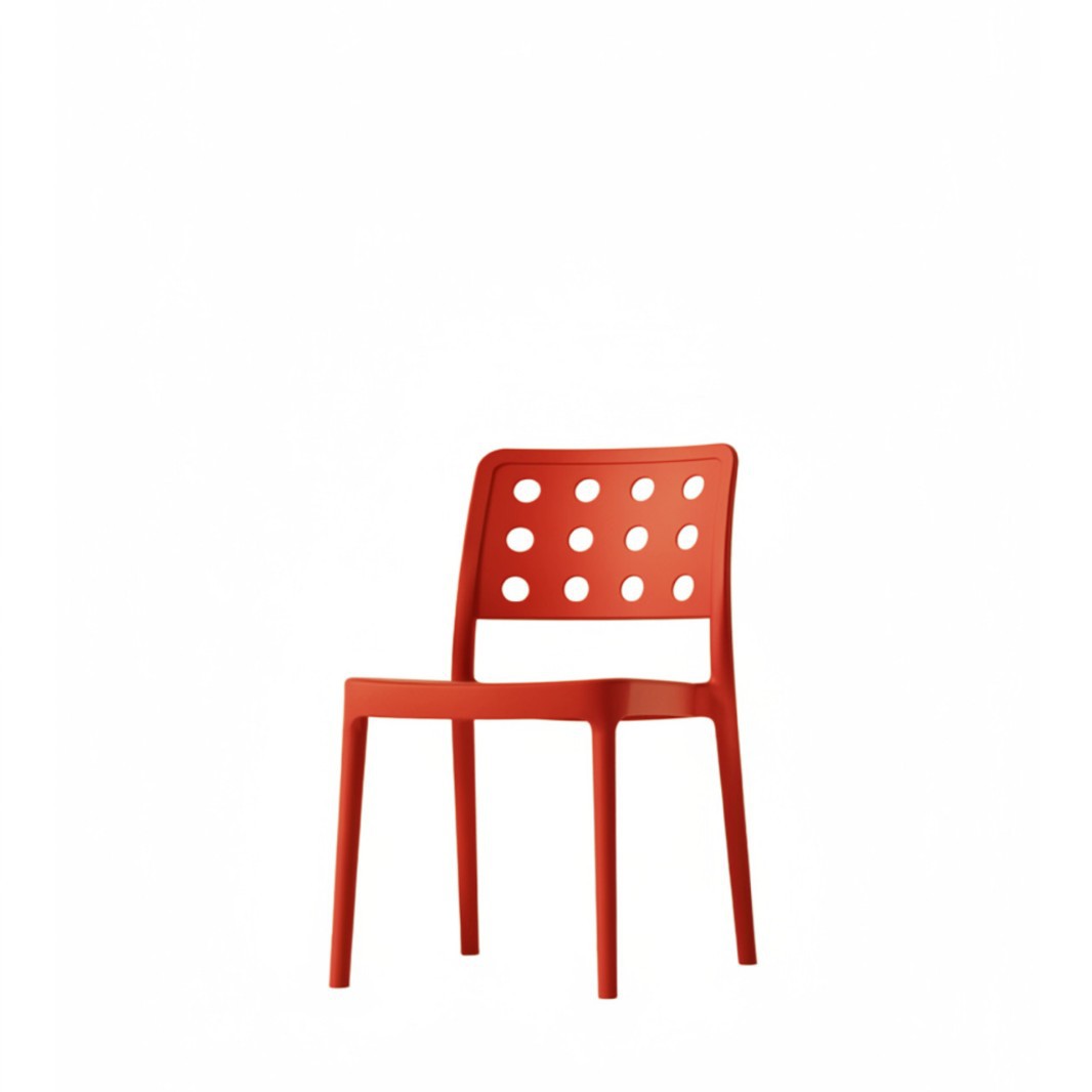 Modern PP Plastic Dining Chair | Commercial Restaurant & Outdoor Chair
