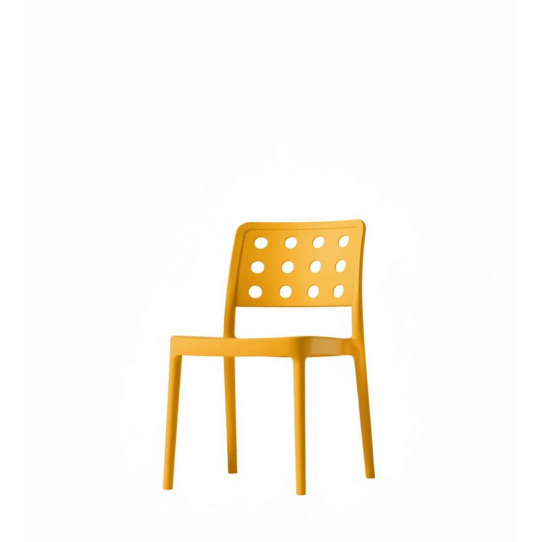Modern PP Plastic Dining Chair | Commercial Restaurant & Outdoor Chair