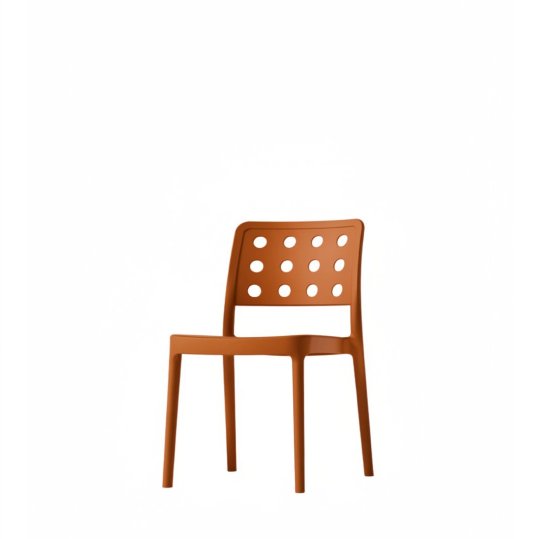 Modern PP Plastic Dining Chair | Commercial Restaurant & Outdoor Chair