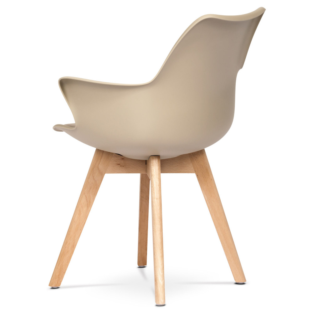 Taupe Tulip Armchair