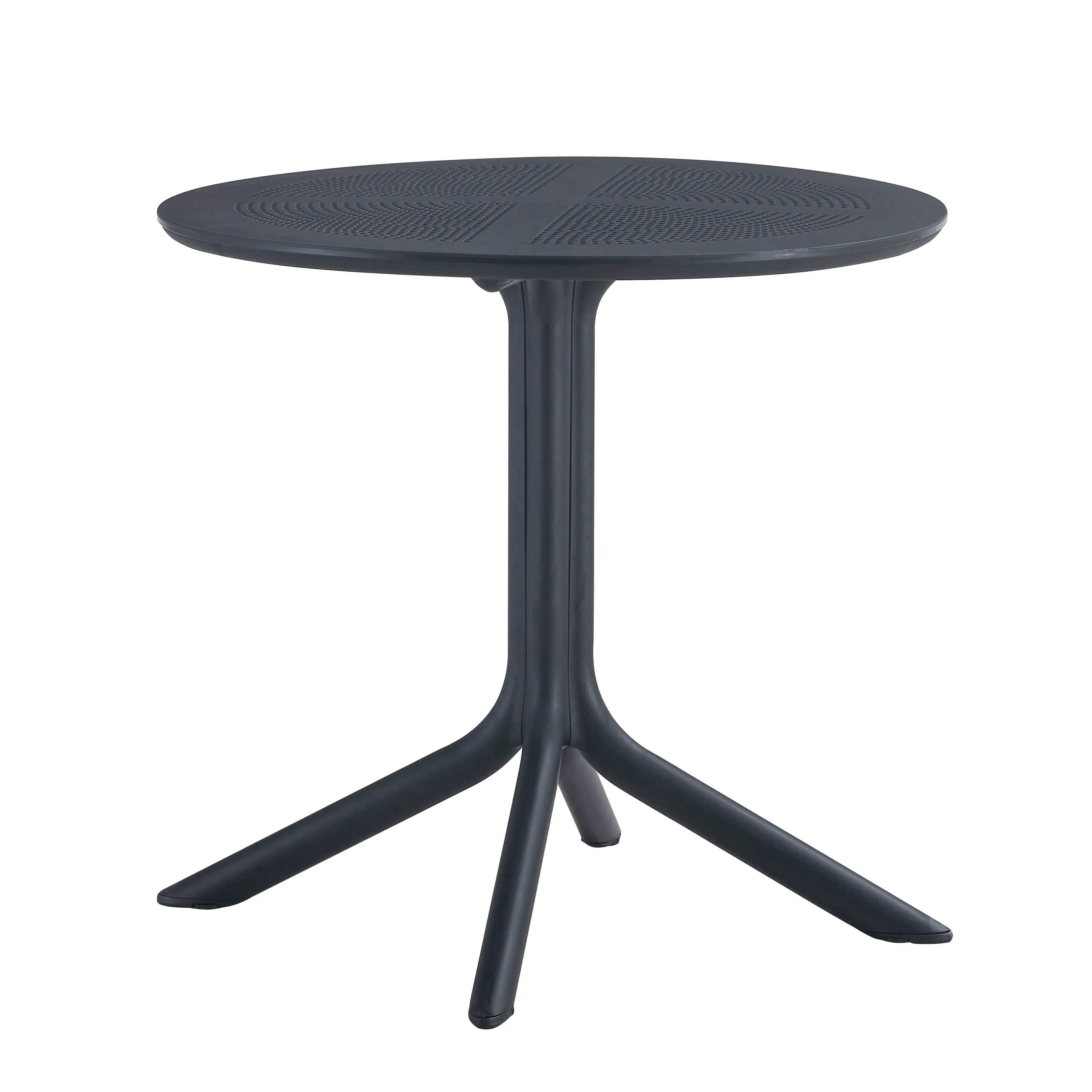 Round Black Plastic Table