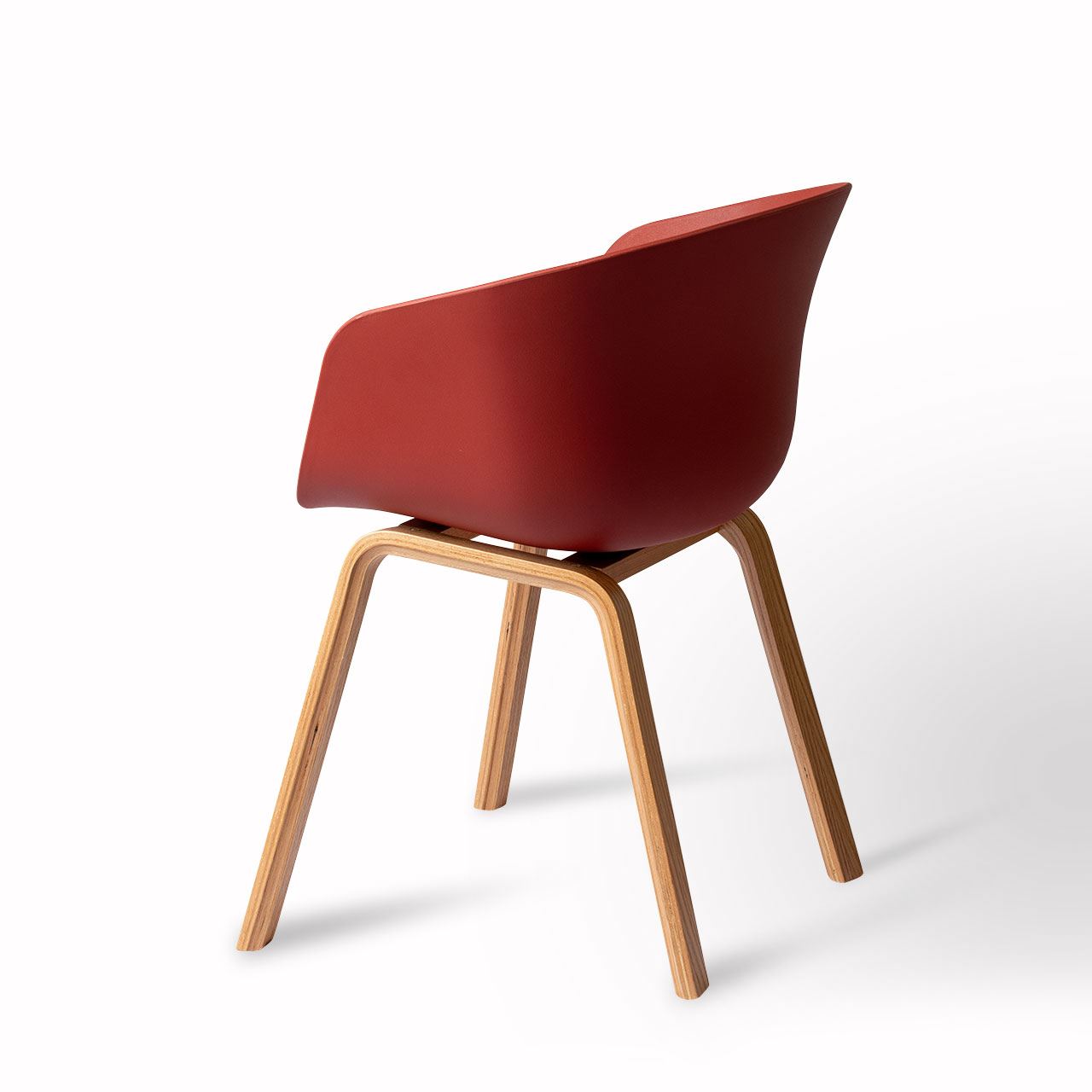 Red Designer Armchair-PP Chair