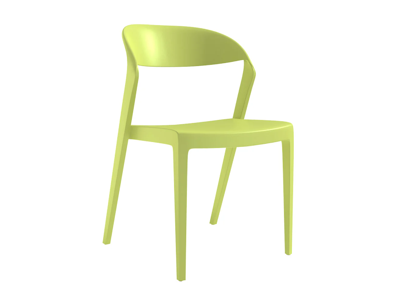 Lemon Yellow Plastic Chairs For Sale-PP Chair