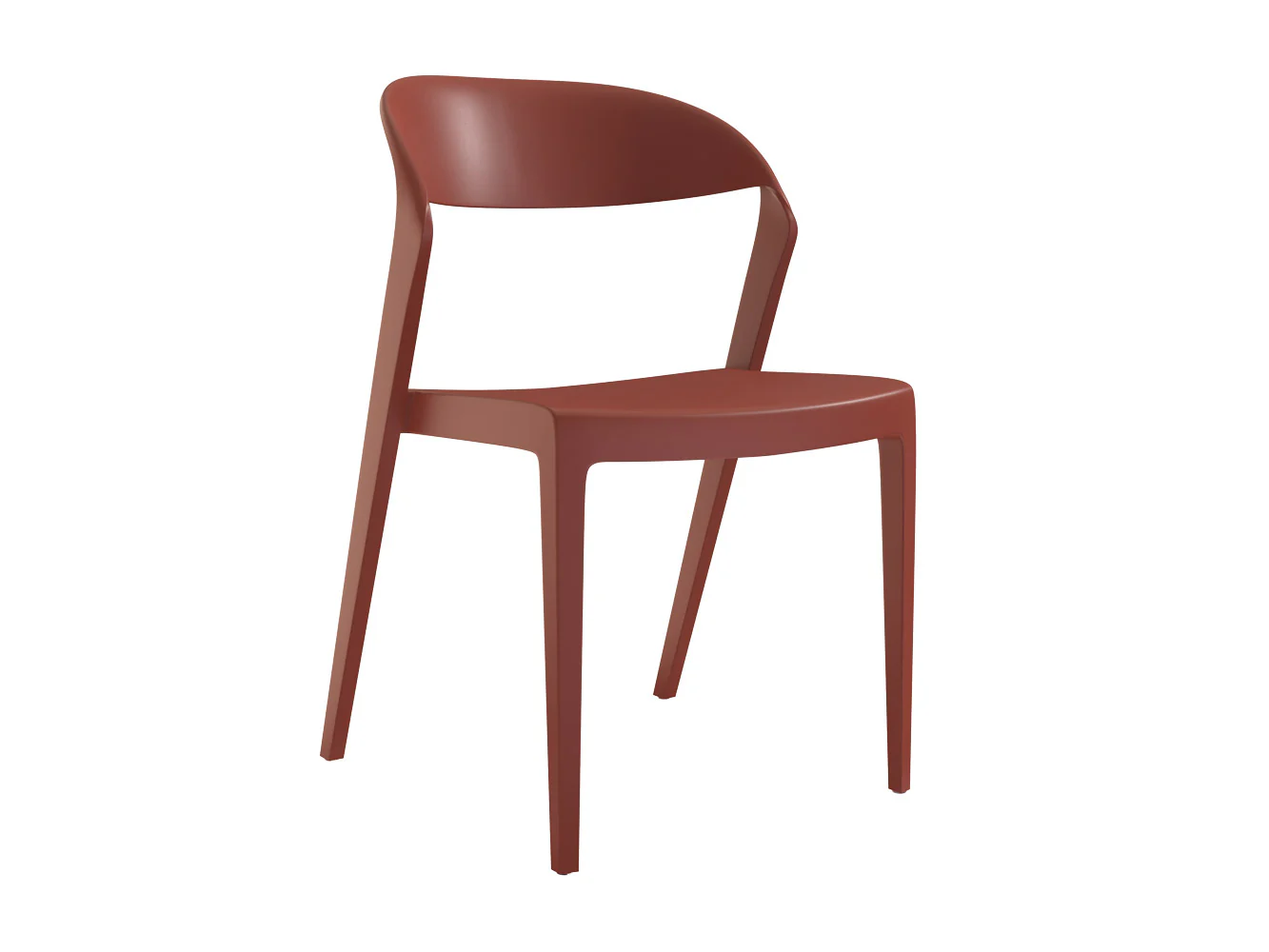 Claret Plastic Chairs For Sale-PP Chair