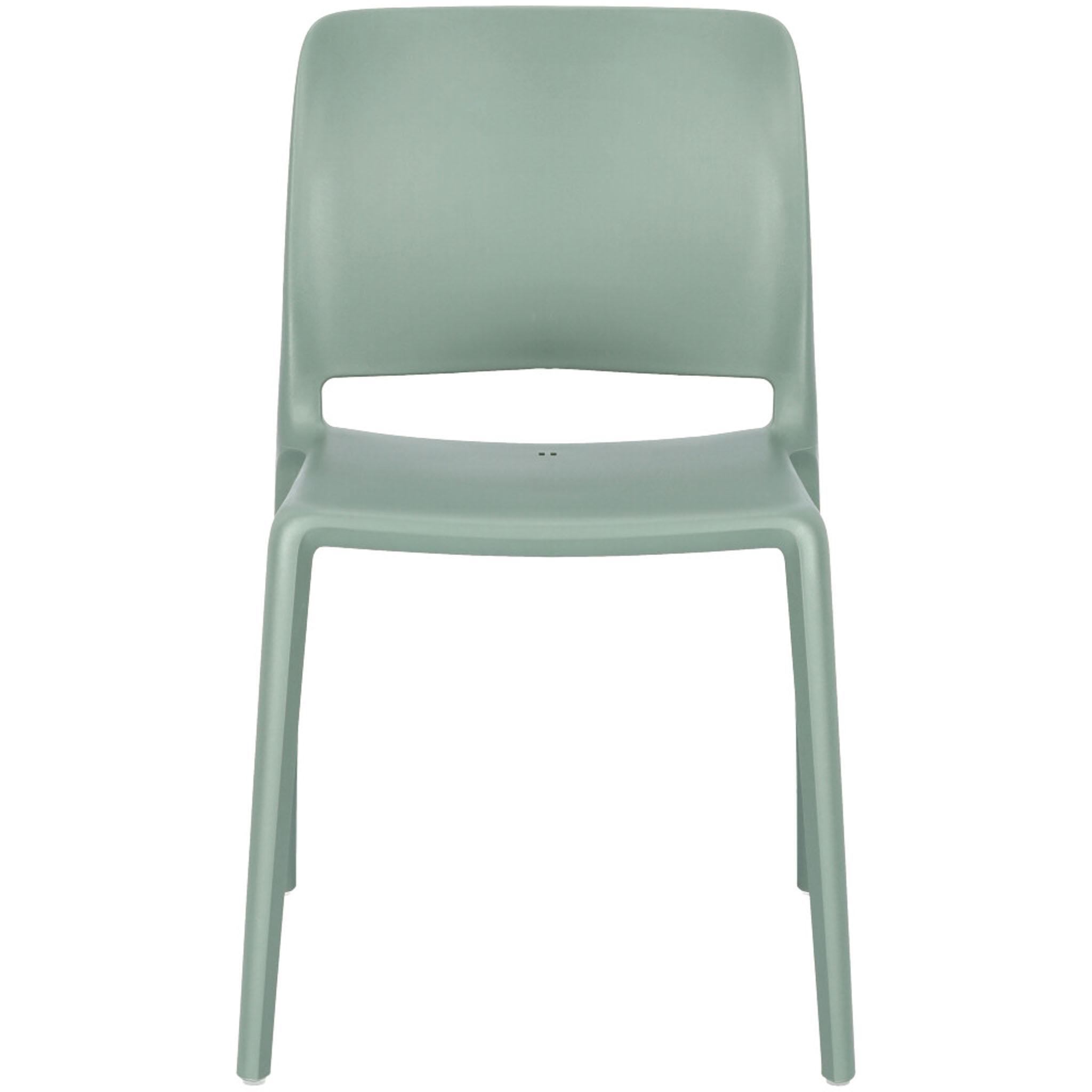 Monobloc Polypropylene Dining Chair, Stackable Plastic Side Chair for Restaurant, Hotel & Patio