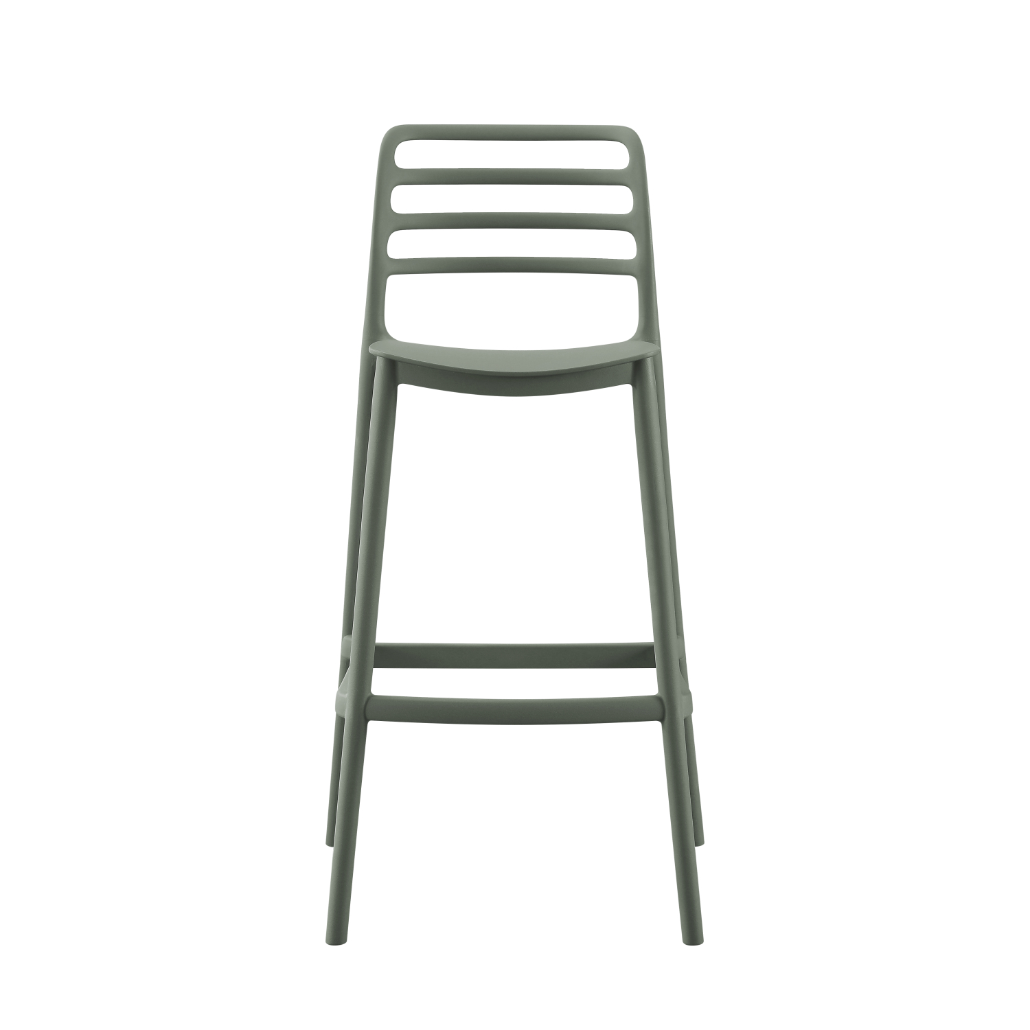 Plastic Bar Chair Dark Green-PP Chair