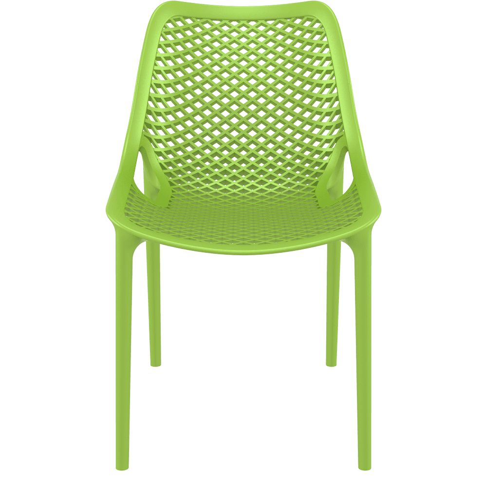 Air Chair Dining Outdoor Stackable Polypropylene Green-PP Chair