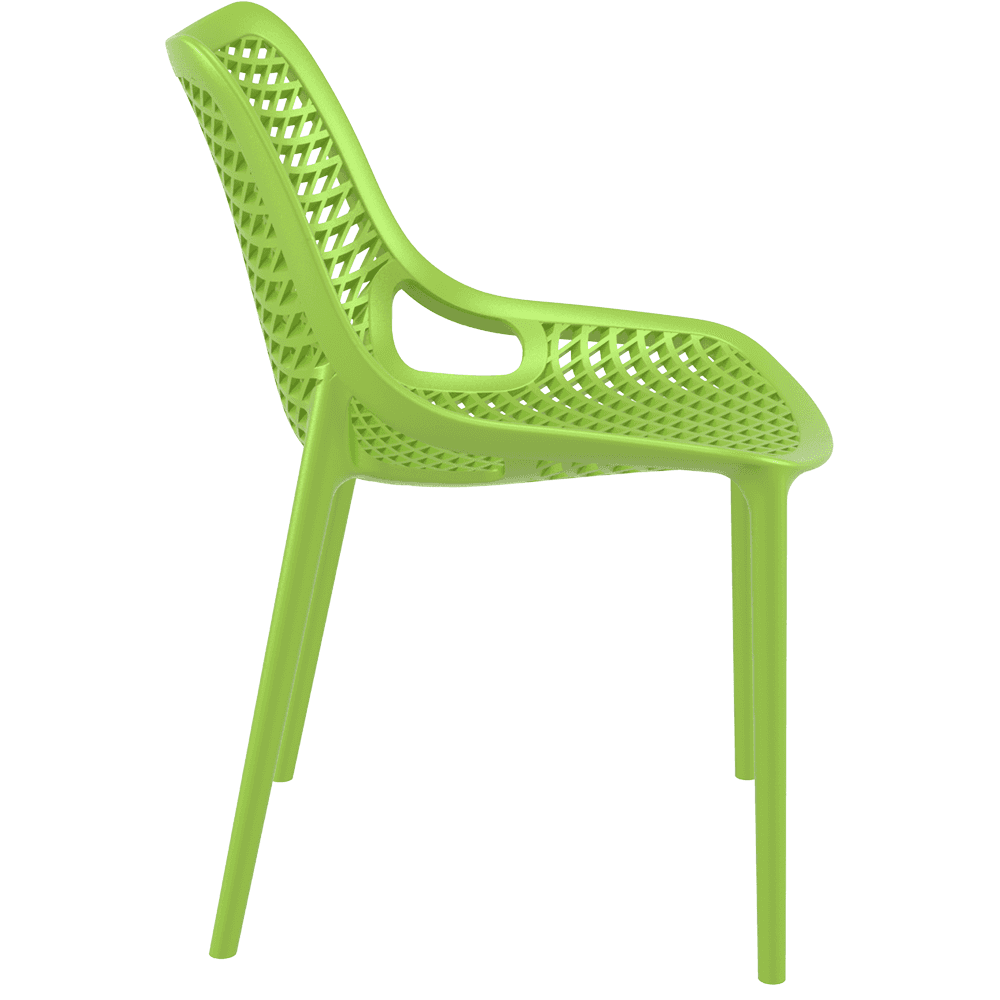 Air Chair Dining Outdoor Stackable Polypropylene Green-PP Chair