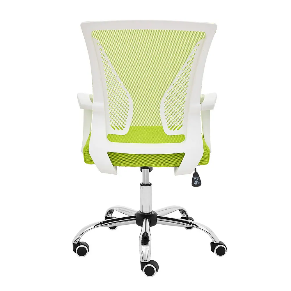 Mid back lemon green mesh fabric office computer chair-PP Chair