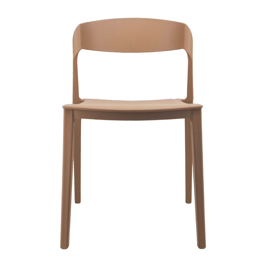 Chocolate Brown Stackable Plastic Chair – Classic, Space-Efficient & Commercial Grade