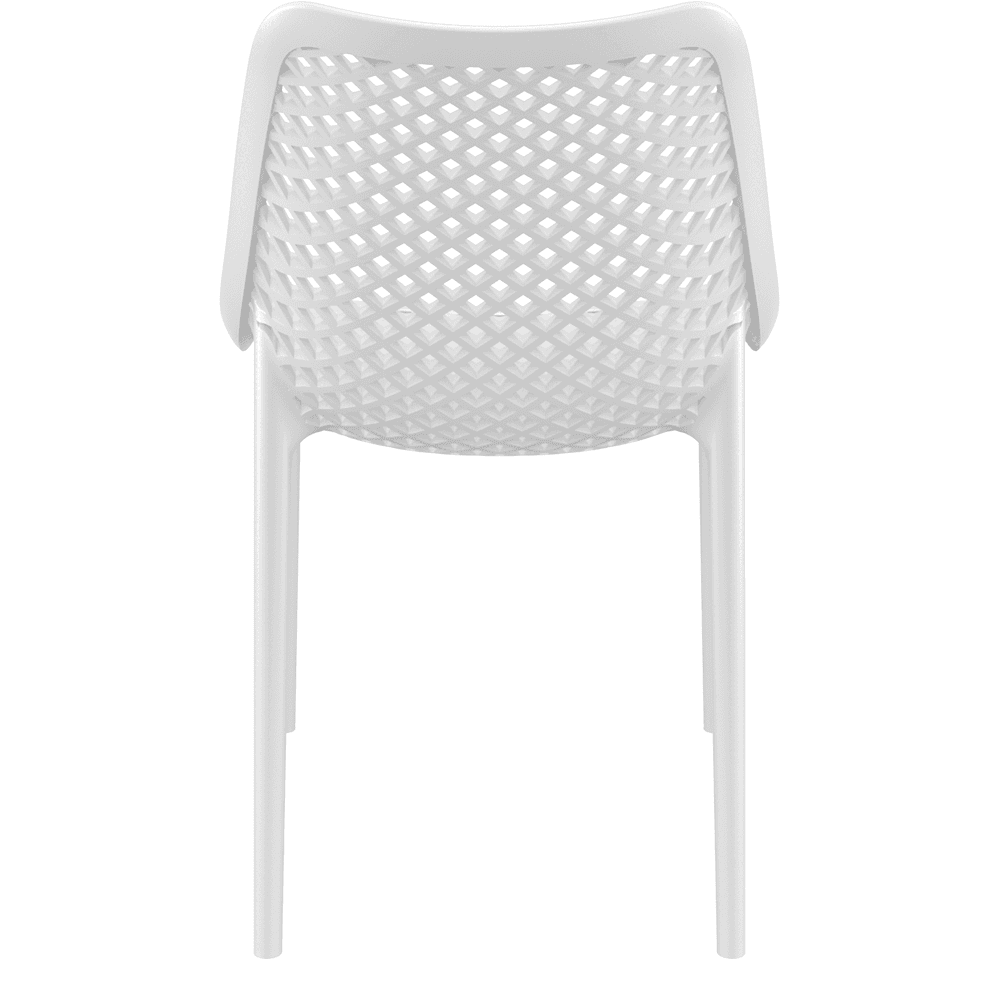 Air Chair Dining Outdoor Stackable Polypropylene White-PP Chair