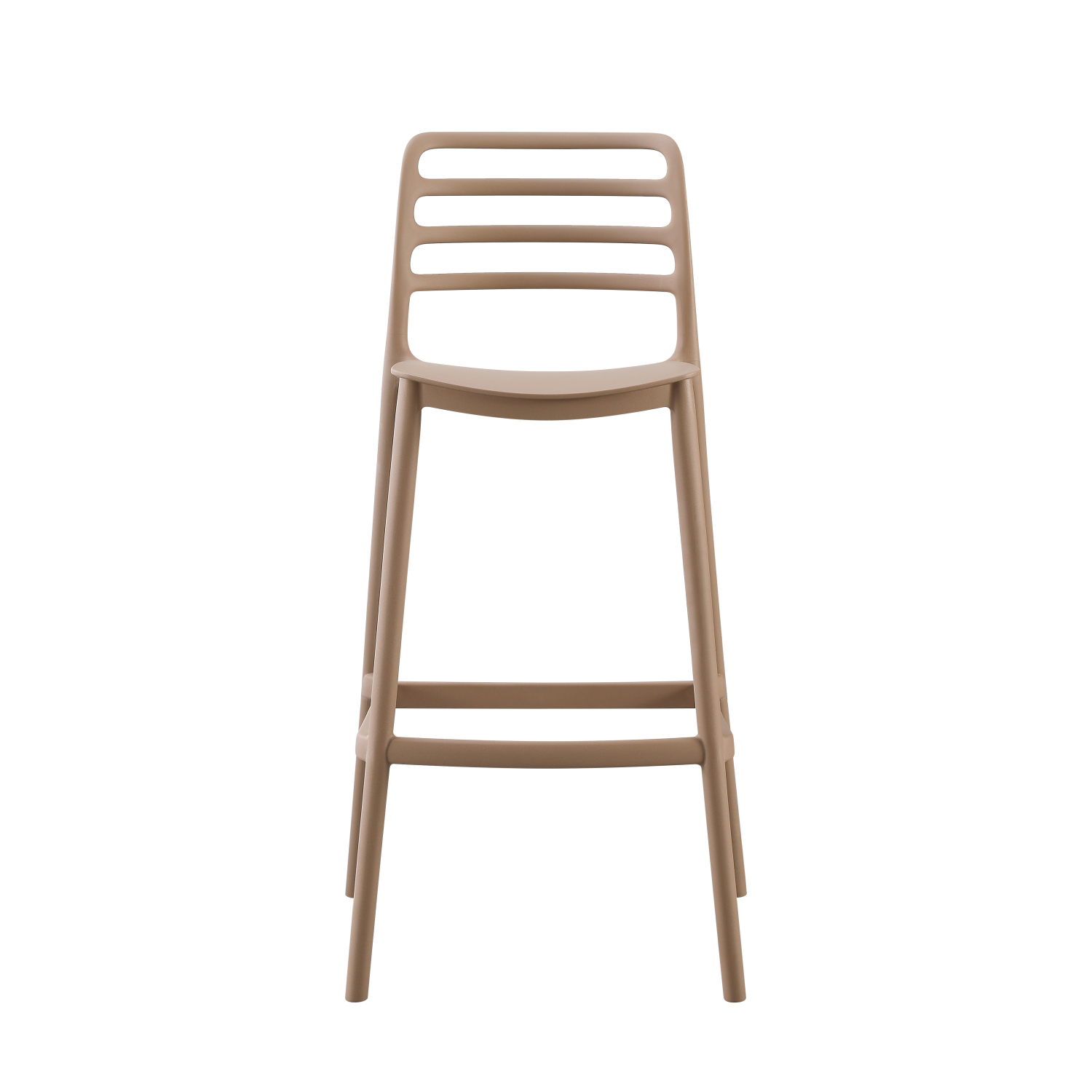 Plastic Bar Chair Brown-PP Chair