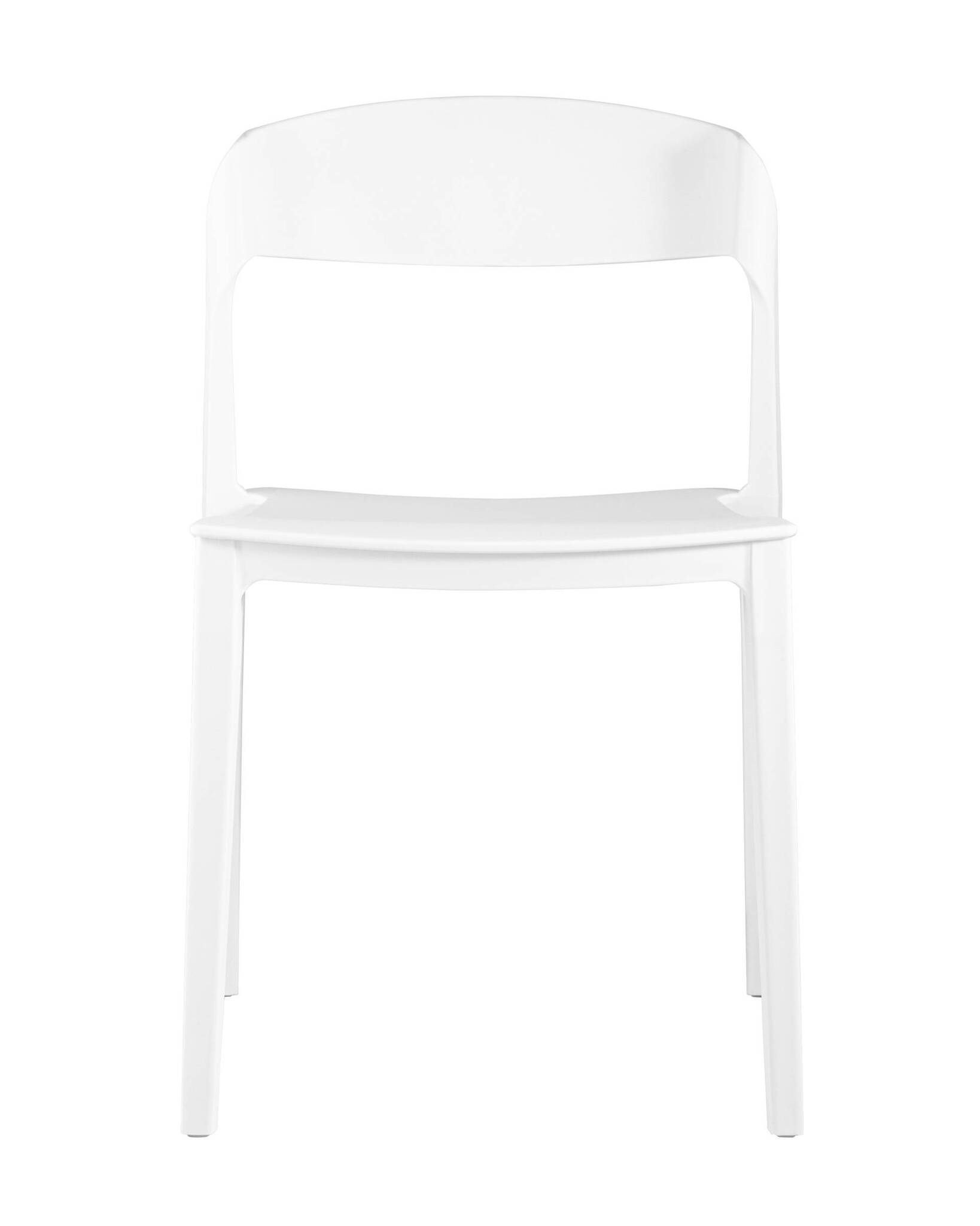 Pure White Stackable Plastic Chair – Timeless, Space-Saving & Commercial Strength