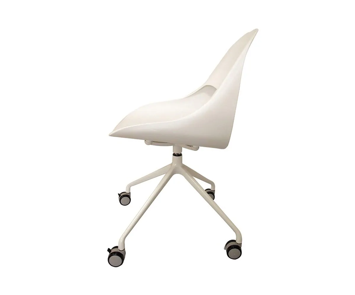 Beige Plastic Office Desk Chair-PP Chair