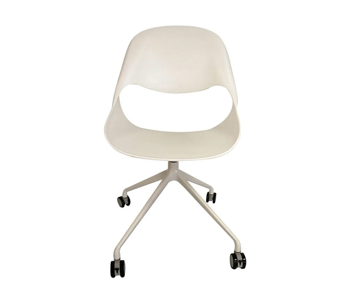 Beige Plastic Office Desk Chair-PP Chair