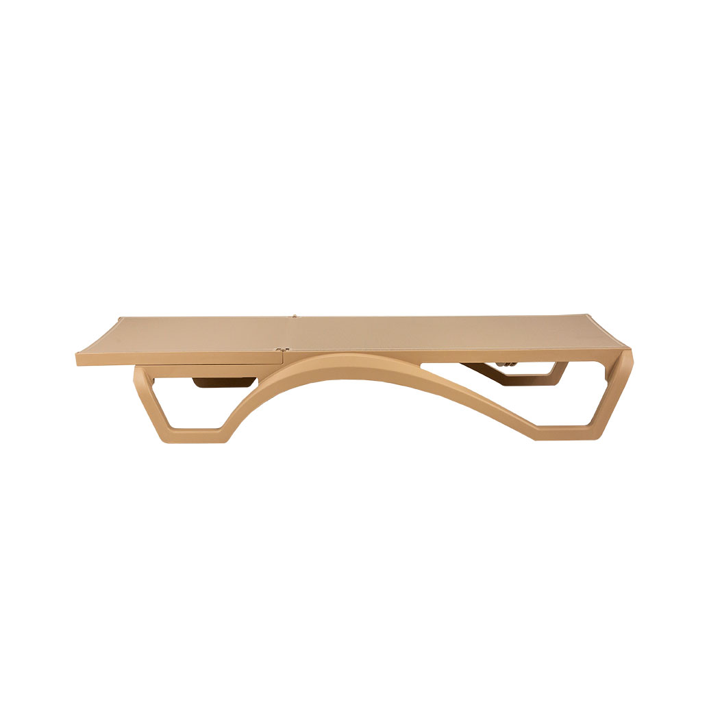 Commercial Injection Molded PP Frame Mesh Chaise Lounge Outdoor Pool Beach Sun Lounger for Hotel Resort Project Wholesale