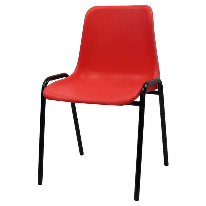 Red HDPE Chair-PP Chair