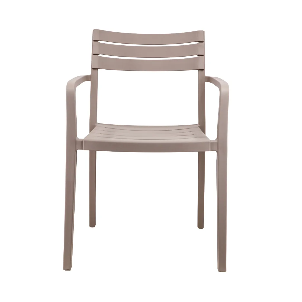Stackable Polypropylene Garden Arm Chair Manufacturer | Outdoor PP Armchair for Garden & Hospitality Use