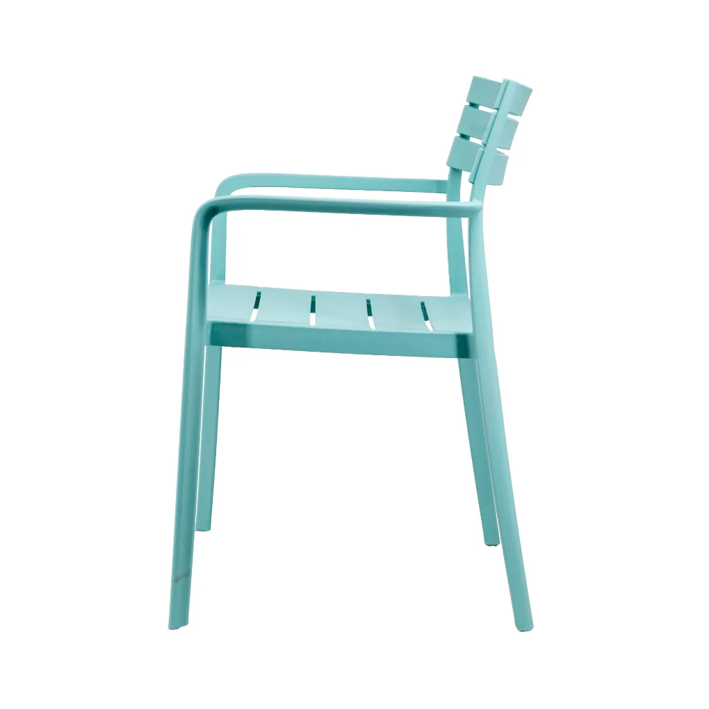 Stackable Polypropylene Garden Arm Chair Manufacturer | Outdoor PP Armchair for Garden & Hospitality Use